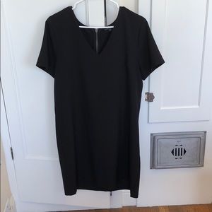 Black shift dress